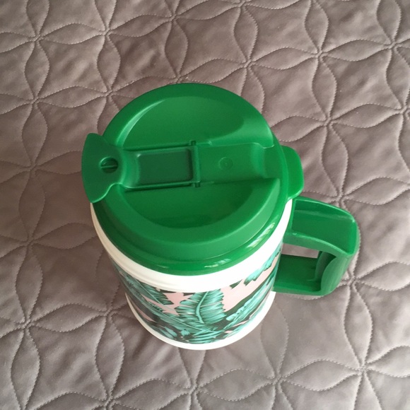 Adorable palm leaf thermos - Picture 2 of 5